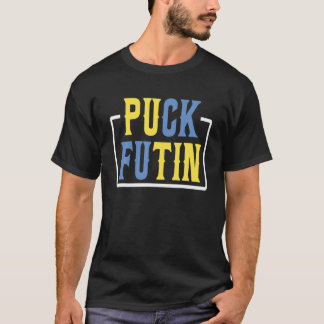 Puck Futin Support Ukraina Älskare Ukraina T Shirt