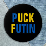 Puck Futin Ukraina Support Ukraina  Knapp<br><div class="desc">Ukrainas Flagga i blått och gult för att visa stöd för fred och frihet i Ukraina. Knappen Puck Futin Ukraina Support Ukraina</div>