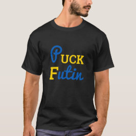Puck Futin Ukraina Support Ukrainska patrioter T Shirt