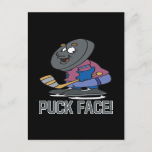 Puck Head Vykort