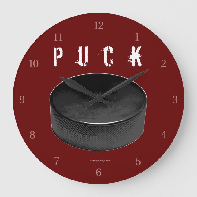 PUCK (Hockey) Stor Klocka (Framsida)