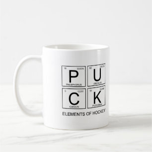 PUCK Inslag i Hockey Mugg