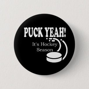 Puck Ja, det är Hockey Season Knapp