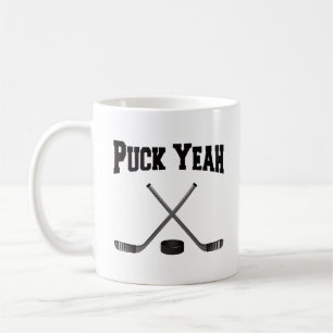 Puck Ja Hockey Kaffemugg