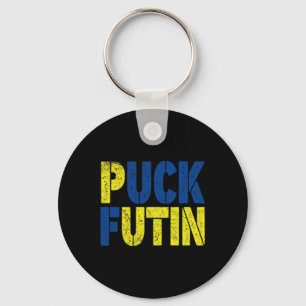 Puck Kämpar För Detta Krig - Krig I Ukraina - Stöd Nyckelring