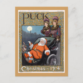 Puck Magazine Cover jul 1904 Helg Vykort