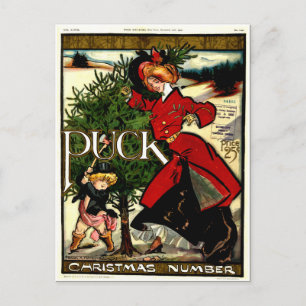 Puck Magazine jul 1900 Helg Vykort