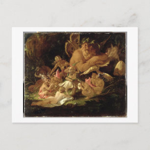 Puck och Älvor från "A Midsommar Nattes Dream" Vykort