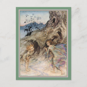 Puck och mejeriprodukter vykort