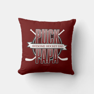 Puck Pappa (Hockey Pappa) Dekorativ kudde