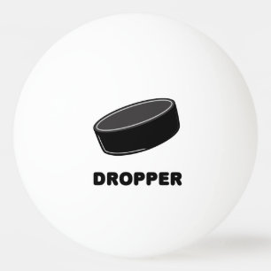 Puckdroppglass Pingisboll