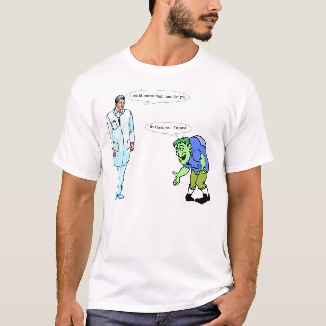 Puckelrygg Tee Shirt (Framsida)