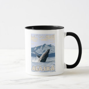 Puckelryggval - Latouche, Alaska Mugg
