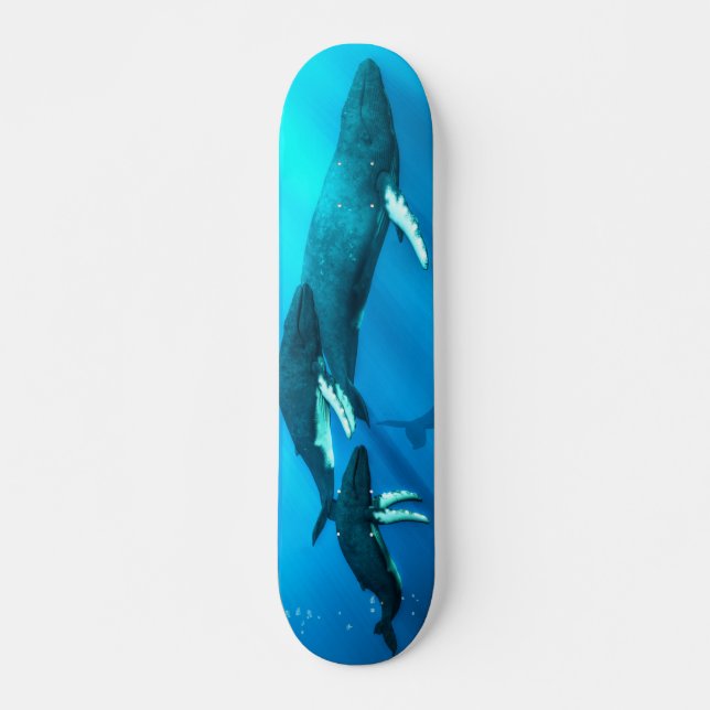 Puckelryggval Old School Skateboard Bräda 18 Cm (Framsida)