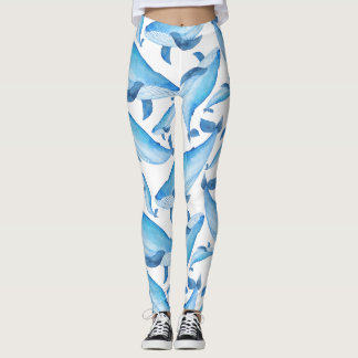 Puckelryggvaldamasker Leggings