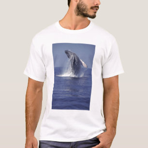 Puckelval som bryter vattenytan (Megaptera T Shirt