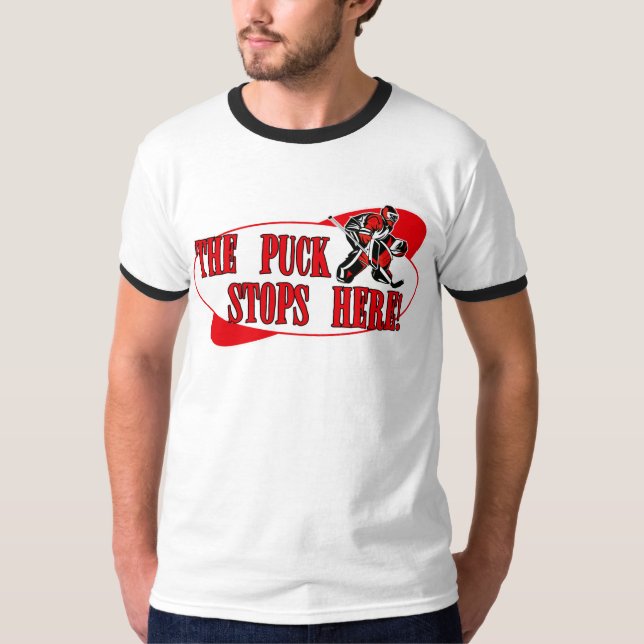 Pucken stoppar här t-shirt (Framsida)