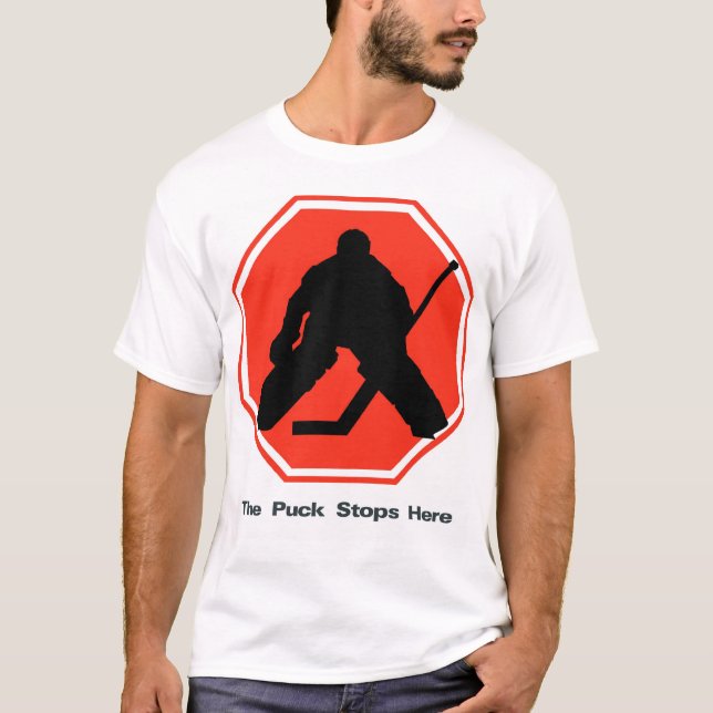 Pucken stoppar här tröja (Framsida)