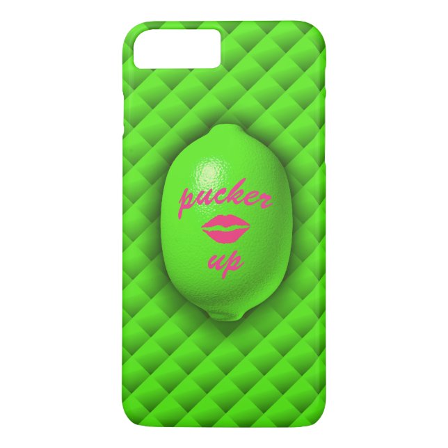 Pucker Up Lime iPhone 7 Case-Mate iPhone Skal (Baksida)