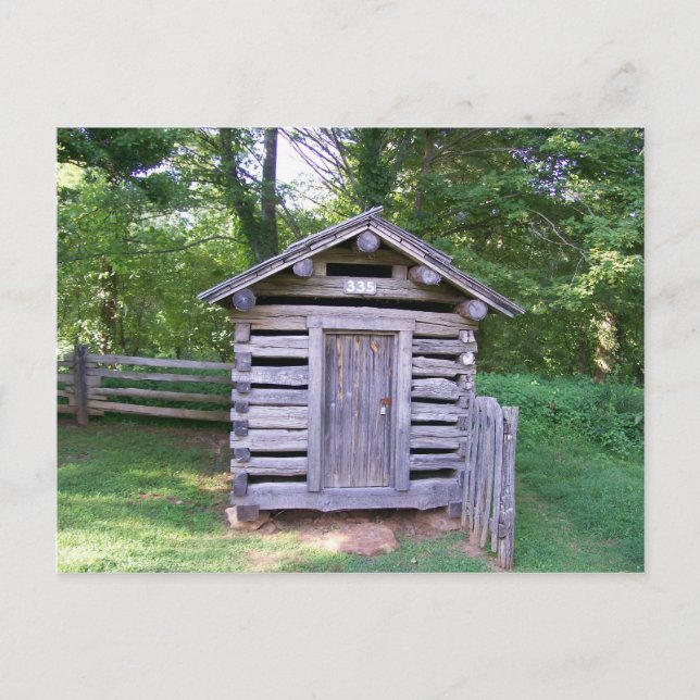 Puckett Cabin Shed Postcard Vykort (Framsida)