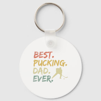Pucking Pappa All Hockey Funny Hockey Fars dag Nyckelring