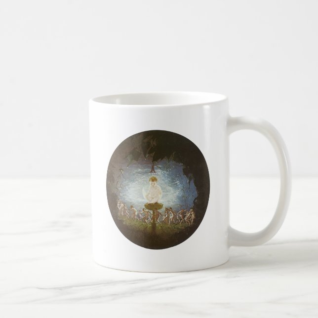 Pucktryck av Richard Dadd Kaffemugg (Höger)