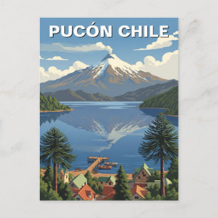 Pucon Chile Travel Vykort