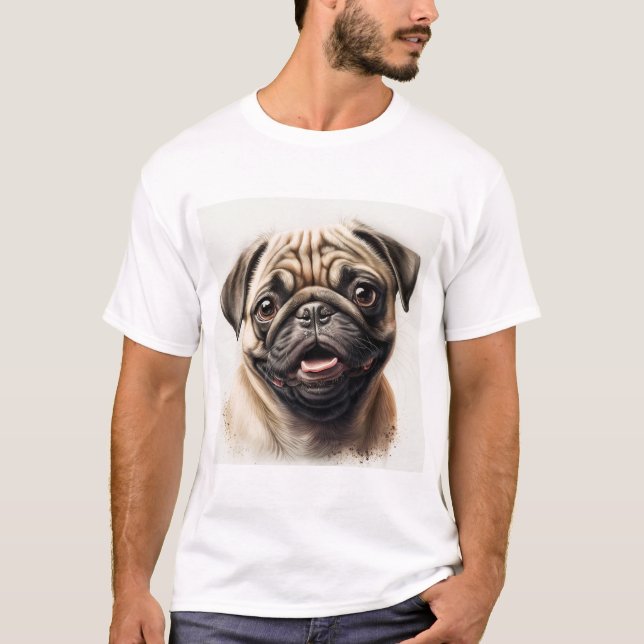 Pud hund hund älskare t-shirt (Framsida)