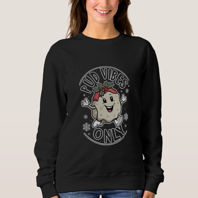 Pud Vibes Endast fin jul T Shirt (Framsida)