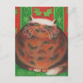 Pud-vykort för jul helg vykort