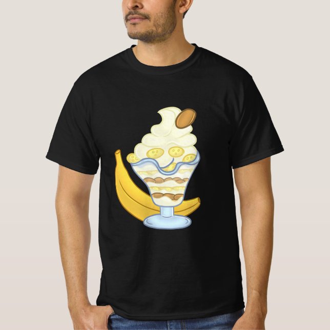 Pudding av Banana T Shirt (Framsida)