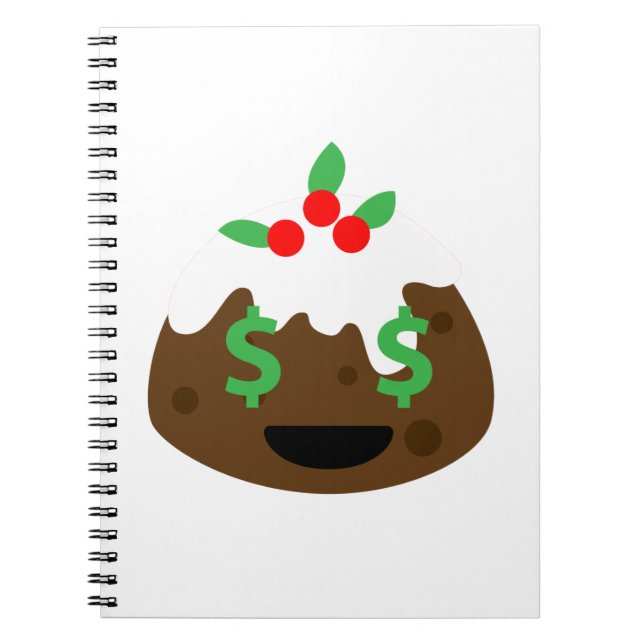 Pudding av öga christmas pudding anteckningsbok (Framsidan)