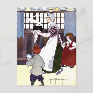 Pudding Hett vycard Vykort