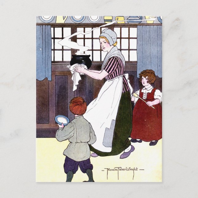 Pudding Hett vycard Vykort (Framsida)