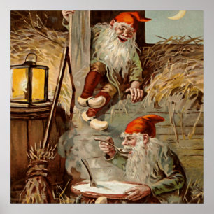 "Pudding in the Barn" av Jenny Nystrom Poster