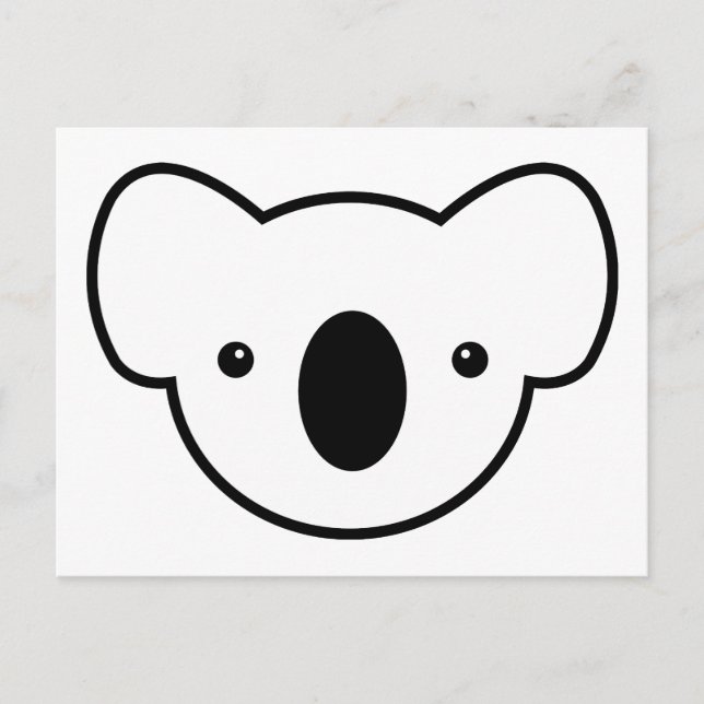 Pudding Koalan Vykort (Framsida)