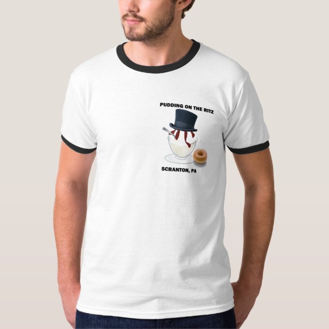 Pudding på Ritzen Tee Shirt (Framsida)