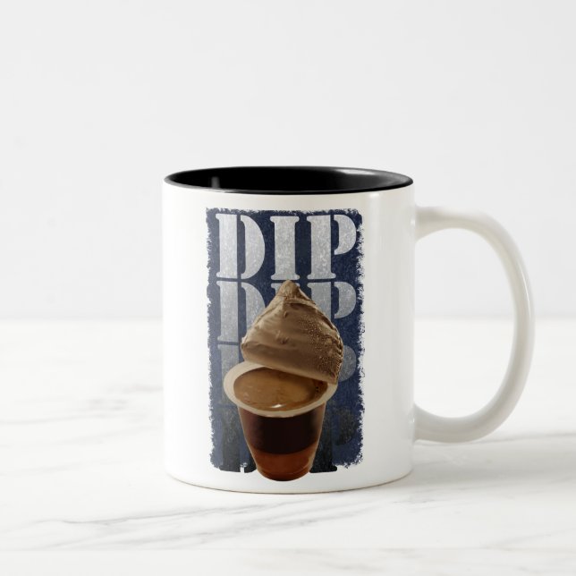 Puddingkoppmugg Två-Tonad Mugg (Höger)