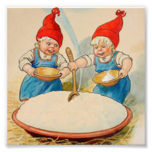 “Puddingskålen” av Jenny Nystrom Fototryck