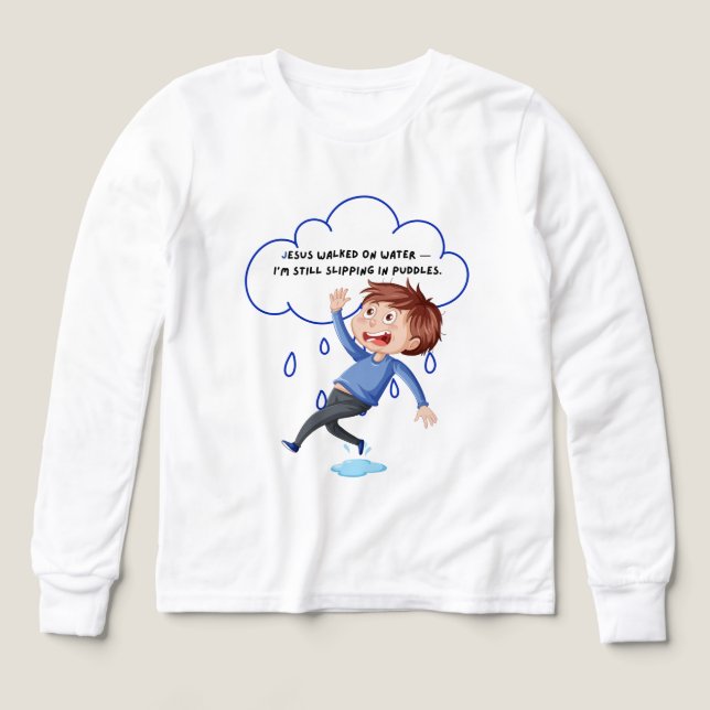 Puddle-glidning T Shirt (Design framsida)