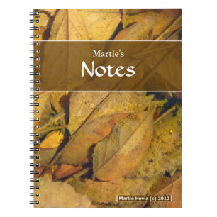 Puddle Löv Notebook Anteckningsbok Med Spiral