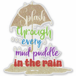 Puddles inspiration Stänk Klistermärken