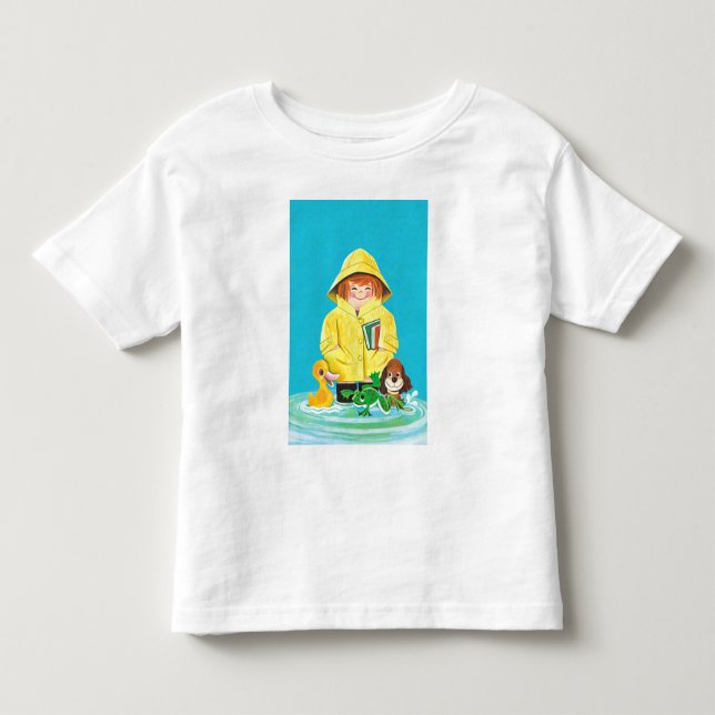 Puddles of Roligt T-shirt (Framsida)