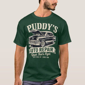 Puddys automatiska reparation t shirt