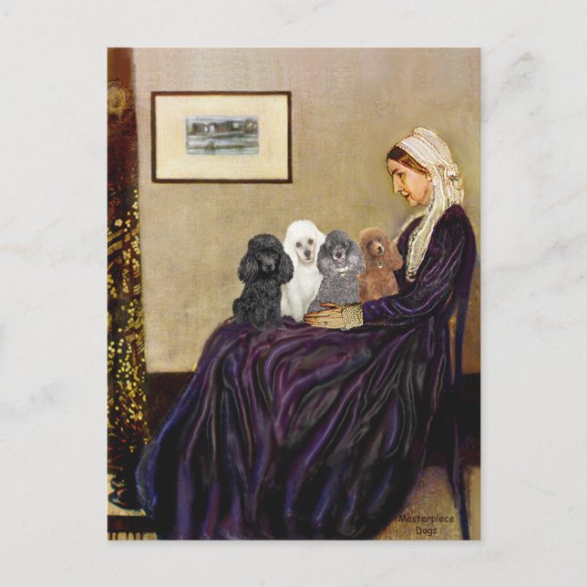 Pudel (4) - Whistler's Mor Vykort (Framsida)