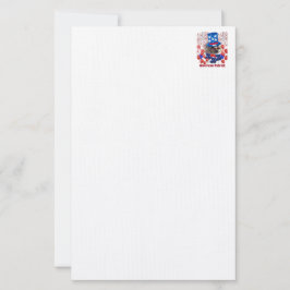 Pudel American Patriot Stationery Brevpapper