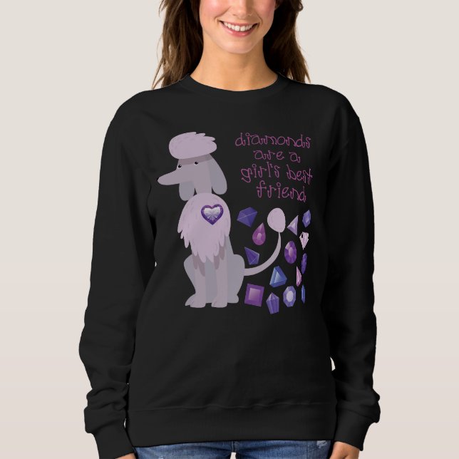 Pudel&amnioner, bästa vänner t shirt (Framsida)