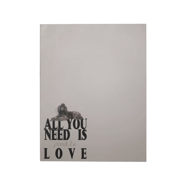 Pudel Anteckningsblock (Roterad)