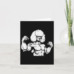 Pudel Biceps Tattoo - Hund aveln Pet I Kärlek Mamm Kort