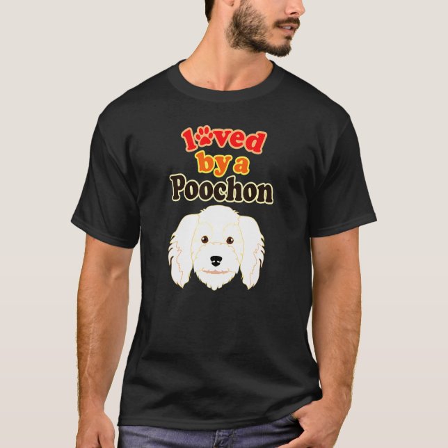 Pudel Bichon Frise T Shirt (Framsida)
